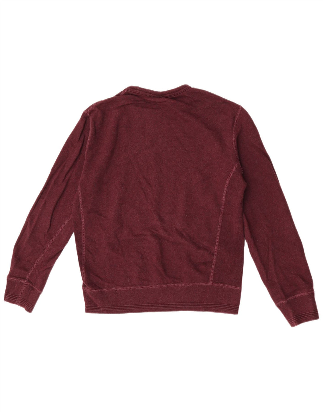 Marks & Spencer Herren-Sweatshirt, Pullover, Größe S, Burgunderrot, Baumwolle