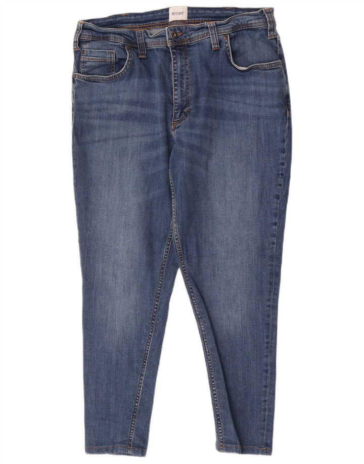 Mustang Herren Skinny Jeans W38 L27 Blaue Baumwolle