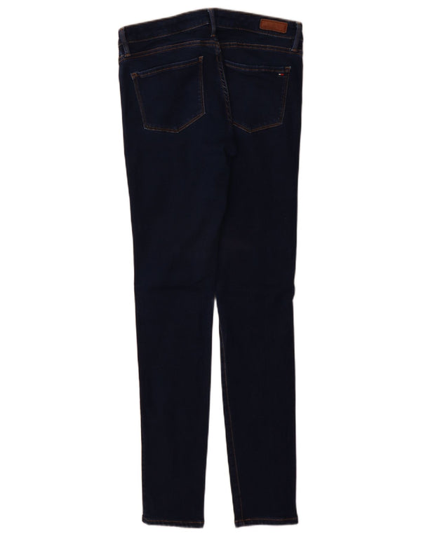 Tommy Hilfiger Damen Como LW Jegging Jeans W28 L32 Marineblau Baumwolle
