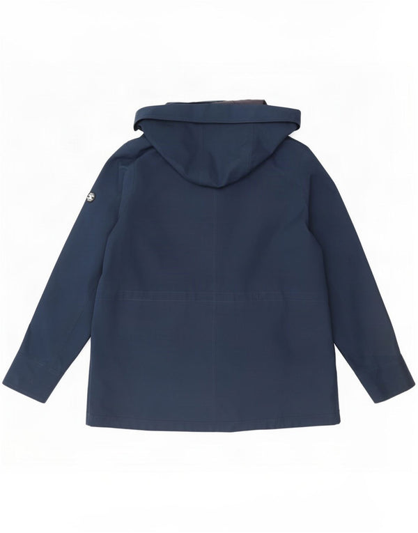 Barbour Damen-Regenjacke mit Kapuze, UK 16, Größe L, Marineblau, Baumwolle