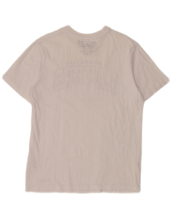 Mitchell & Ness Los Angeles Lakers Grafik-T-Shirt für Herren, groß, weiß