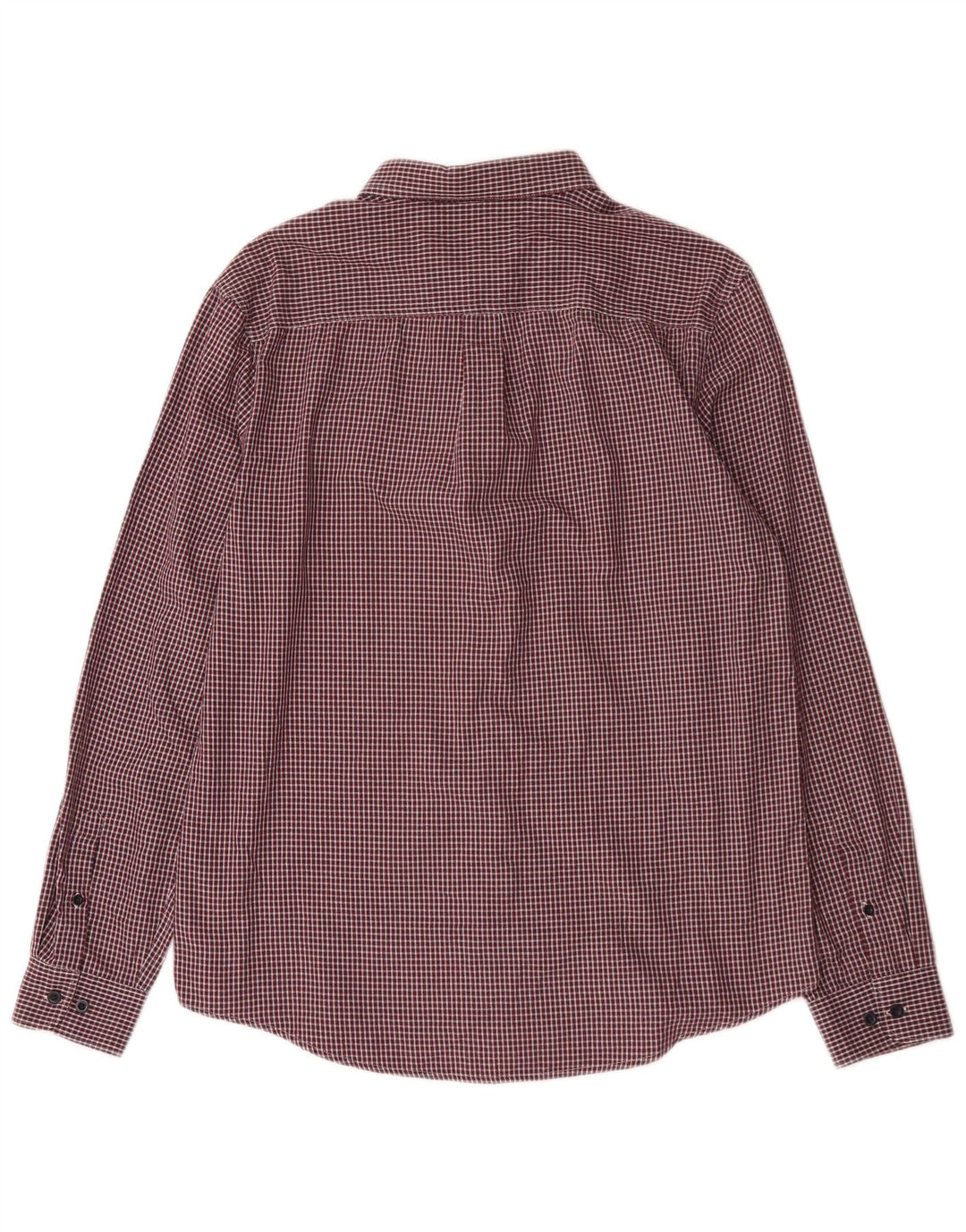 Penguin Herren Heritage Slim Fit Hemd, groß, rot kariert, Baumwolle