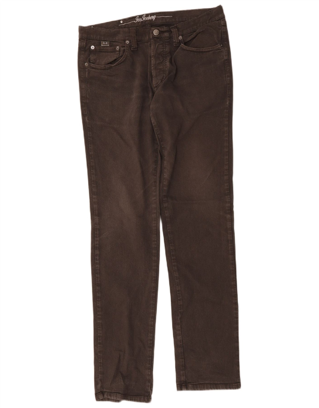 Iceberg Damen Slim Jeans W33 L33 Schwarz