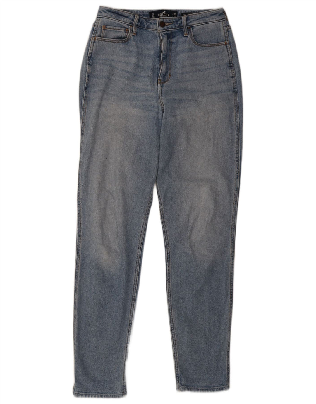 Hollister Damen Slim Jeans US 7 Medium W28 L29 Blaue Baumwolle