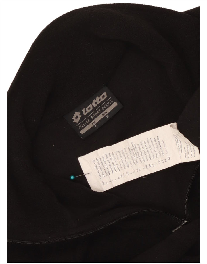 Lotto Damen-Fleecepullover mit Reißverschluss am Hals, Gr. 10, Größe S, Schwarz, Polyester