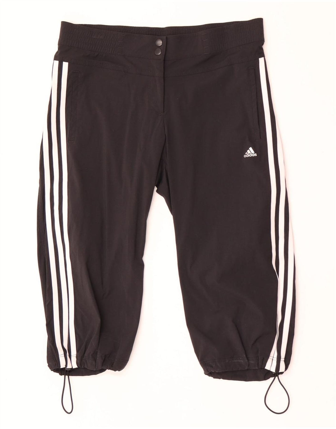 Adidas Damen Climalite Bermudashorts UK 12 Medium W32 Schwarzes Nylon