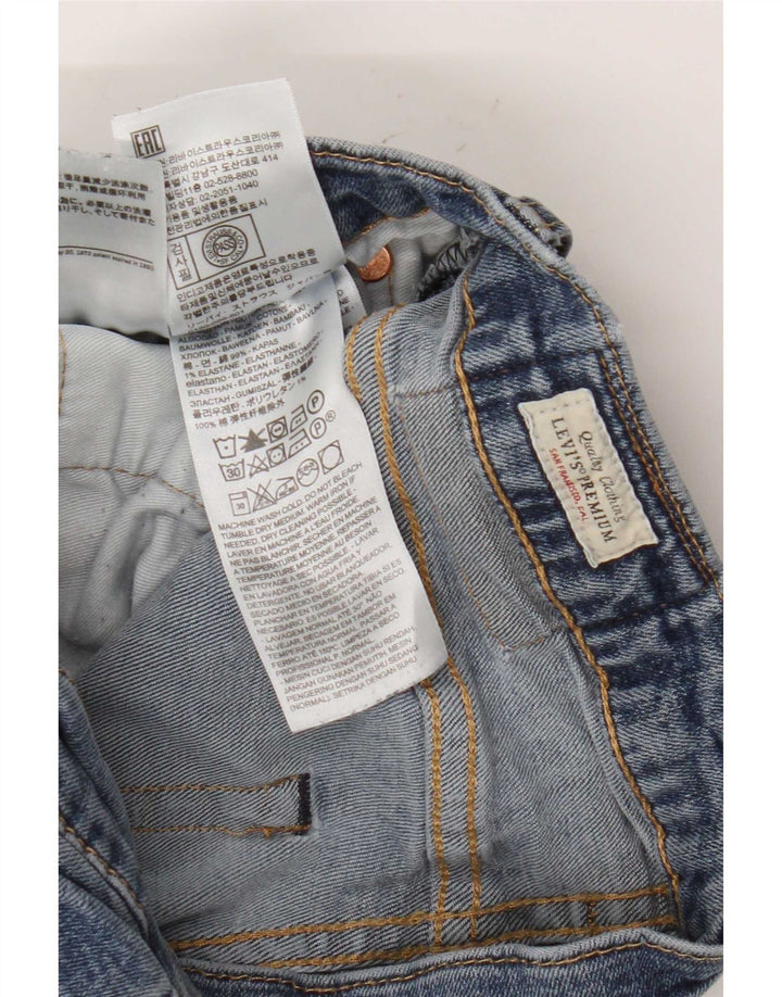 Levi's Damen Skinny Jeans W31 L32 Blaue Baumwolle