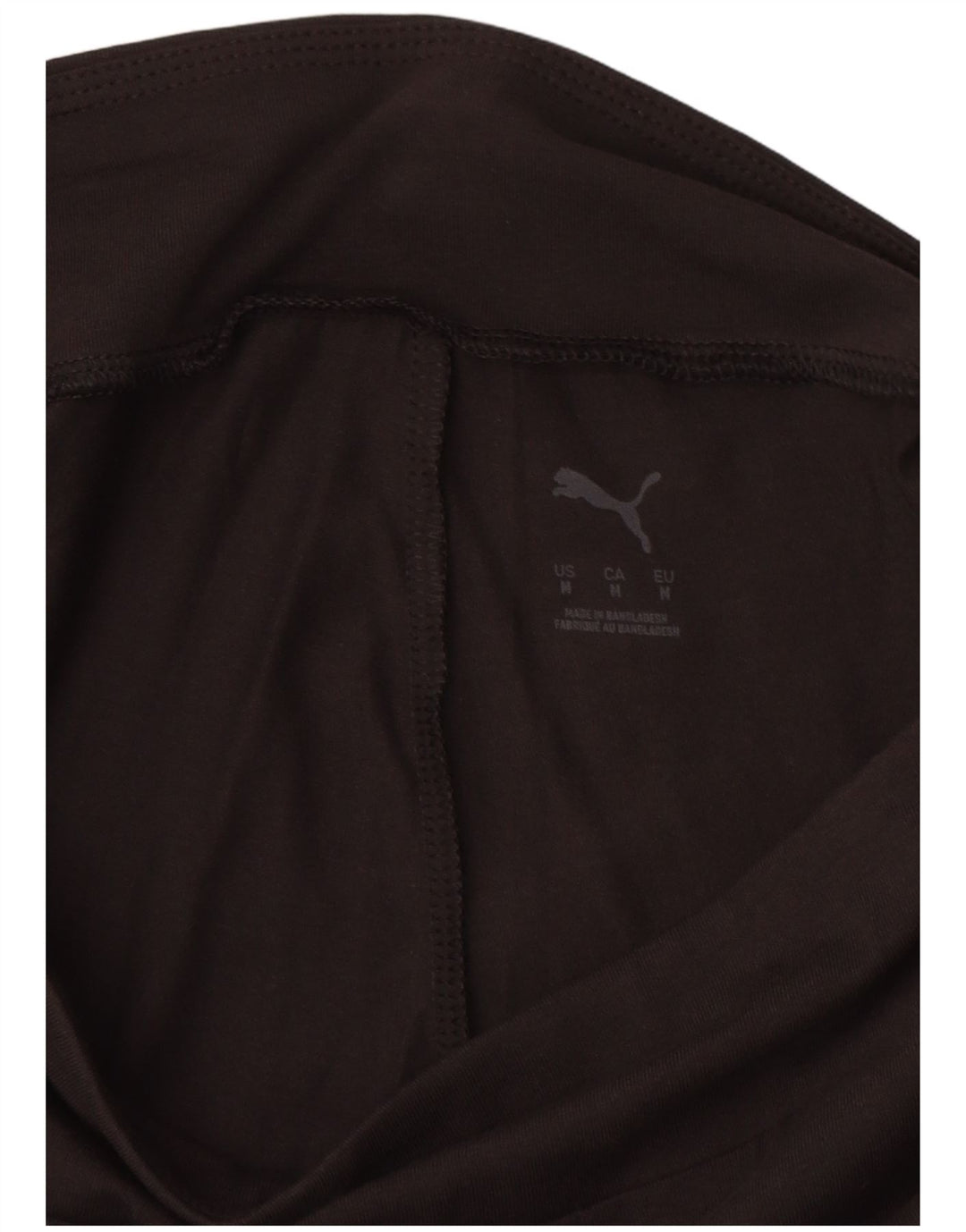 PUMA Damen Graphic Leggings UK 12 Medium Schwarz Baumwolle