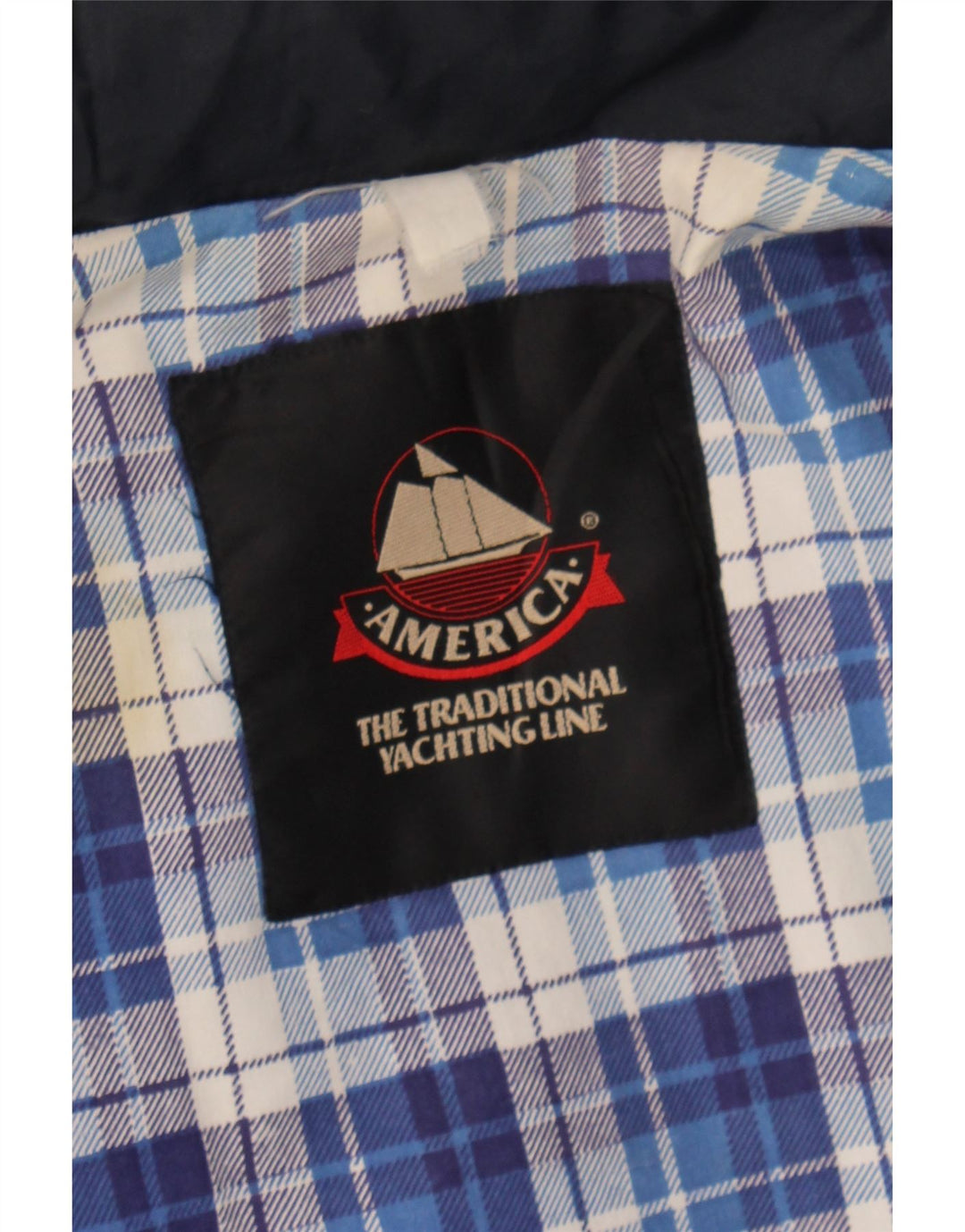 VINTAGE Mens Windbreaker Jacket UK 42 XL Navy Blue Polyamide Vintage Vintage and Second-Hand Vintage from Messina Hembry 