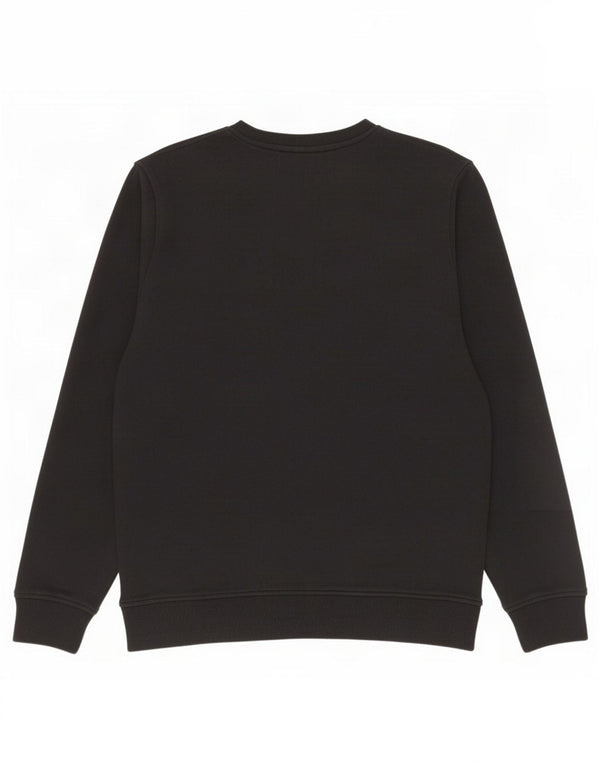 Kappa Mens Graphic Sweatshirt Jumper Small Black Cotton