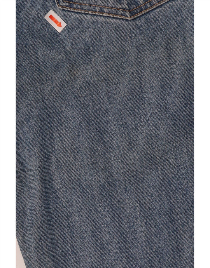 RIFLE Damen Straight Jeans W29 L34 Blaue Baumwolle