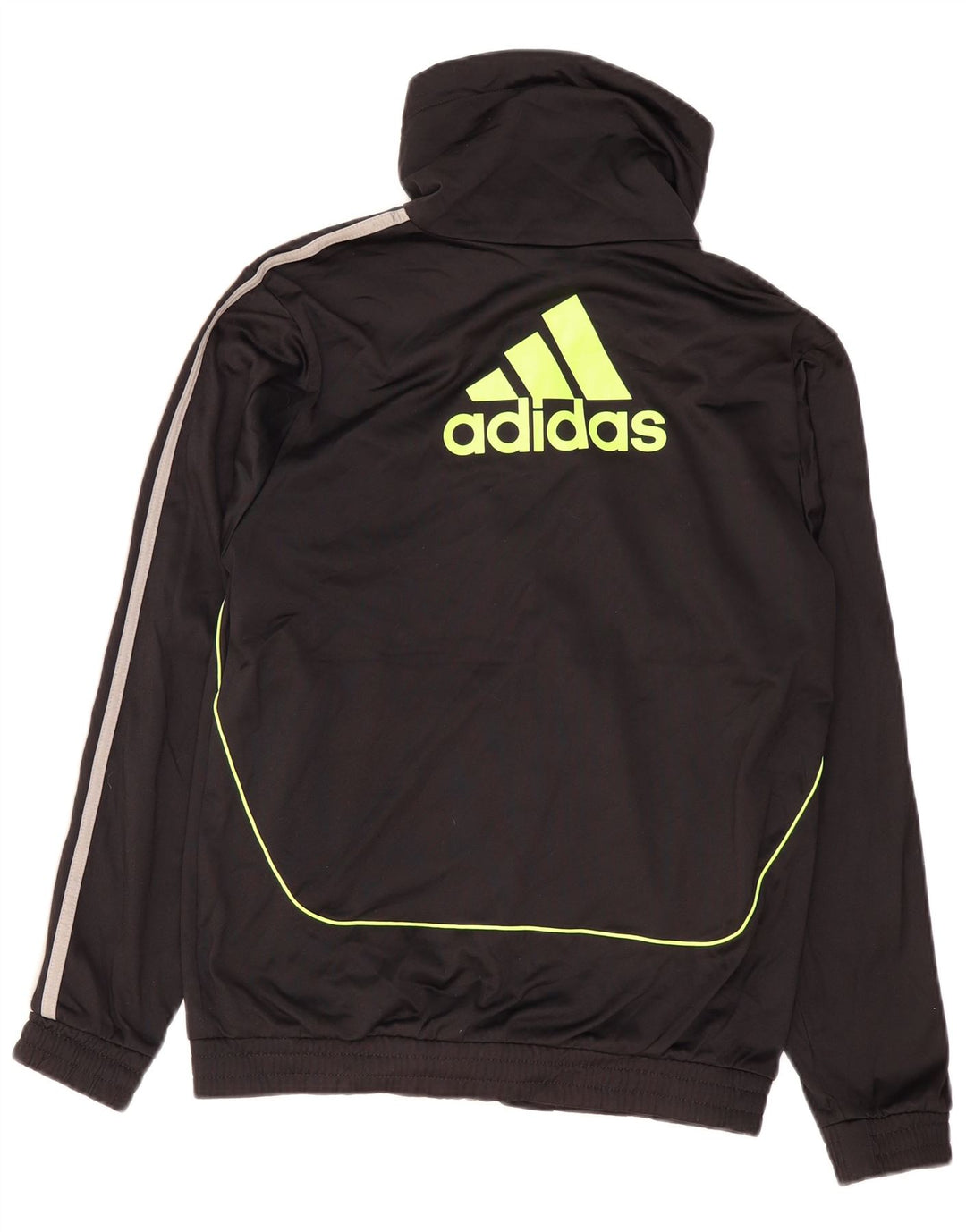 ADIDAS Herren Graphic Trainingsanzug Top Jacke UK 36/38 Small Schwarz