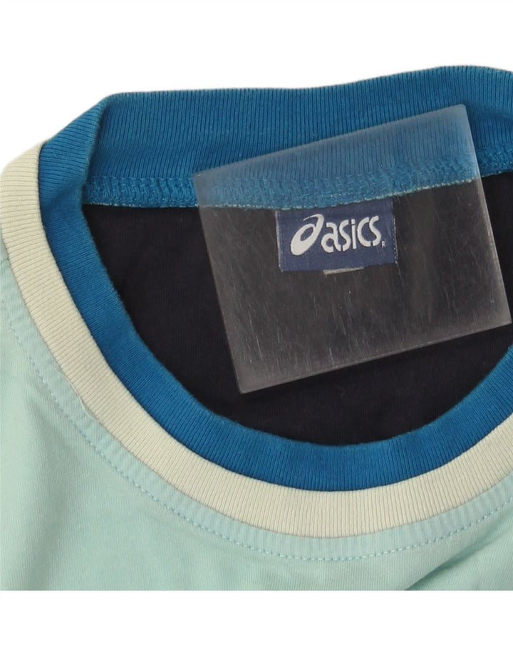 Asics Herren Grafik T-Shirt Top Medium Türkis