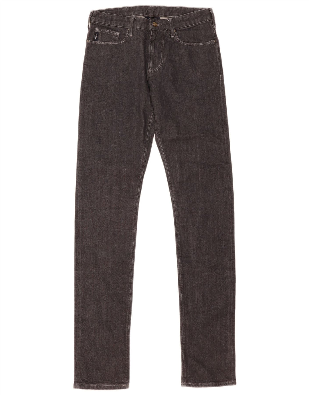 Armani Damen Skinny Jeans W28 L34 Graue Baumwolle