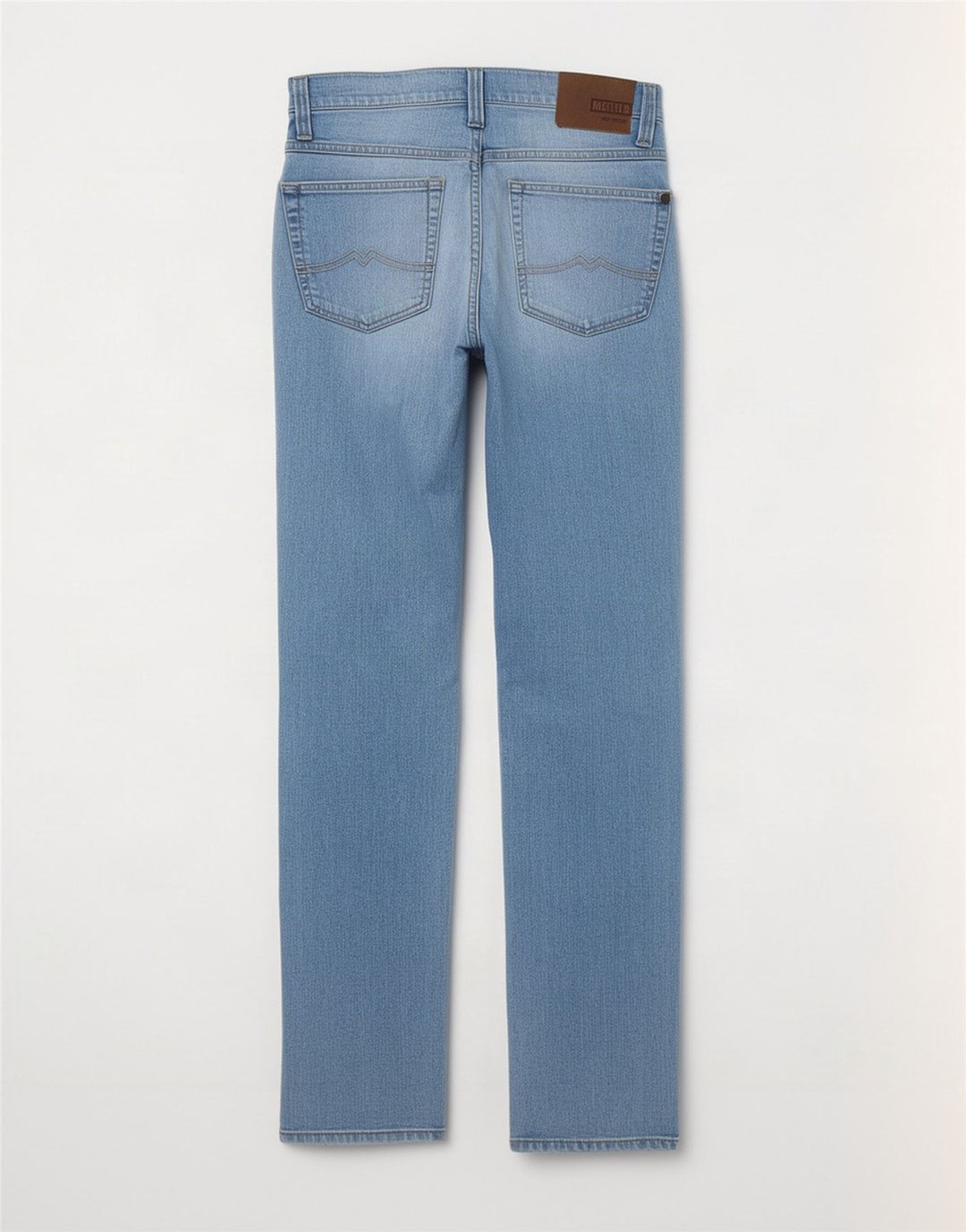 Mustang Herren Tramper Straight Jeans W33 L34 Blaue Baumwolle