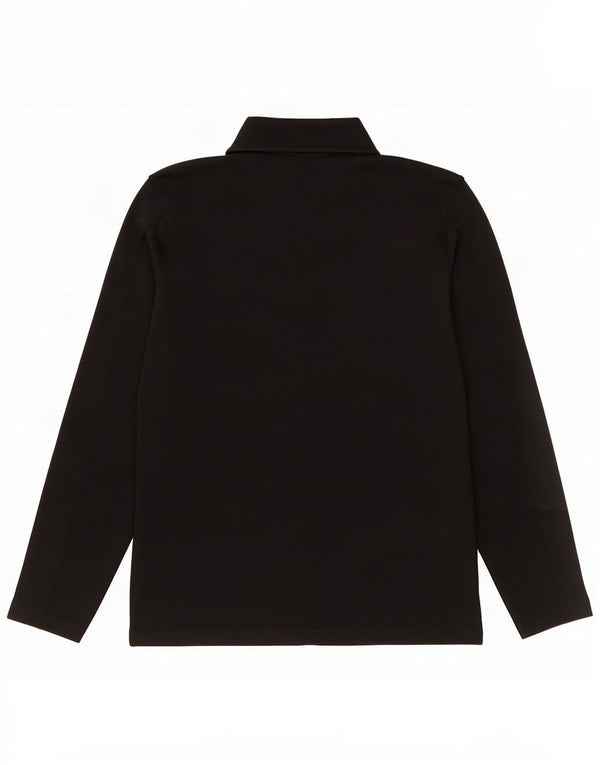 Under Armour Mens Zip Neck Top Long Sleeve Large Black Polyester