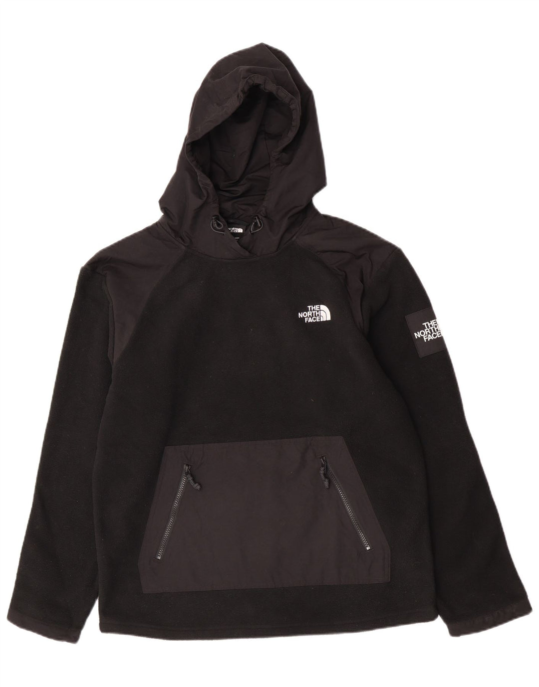 The North Face Herren-Fleecepullover mit Kapuze, Mittelschwarzes Polyester