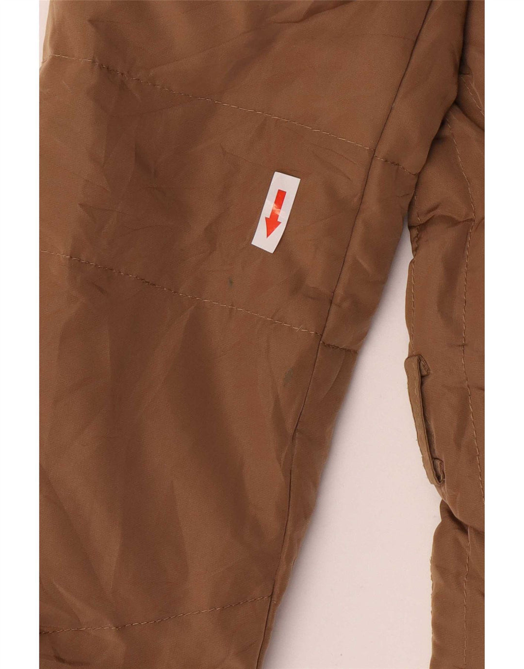 Zara Damen-Kapuzenjacke, wattiert, UK 14, Mittelbeige, Polyester