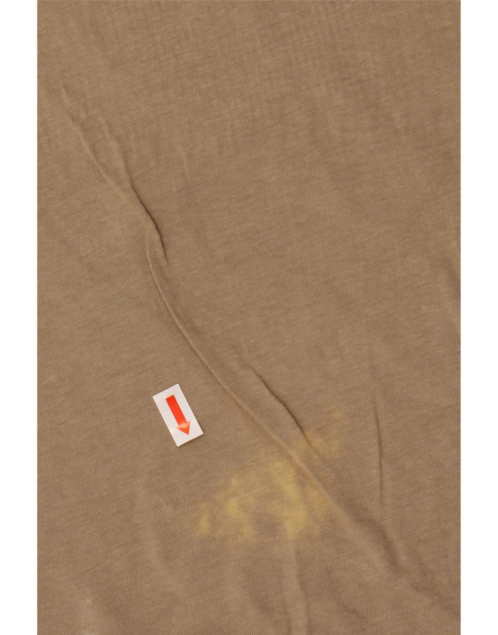 Zara Damen T-Shirt Top UK 14 Mittelgrau