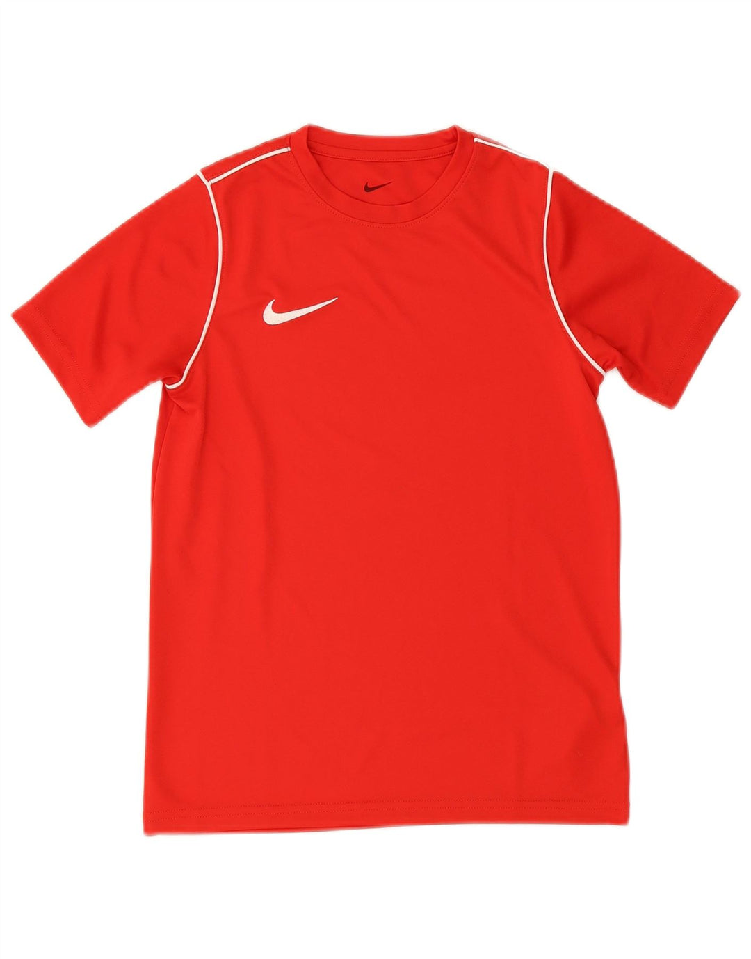 Nike Jungen Dri Fit T-Shirt Top 10–11 Jahre mittelrotes Polyester