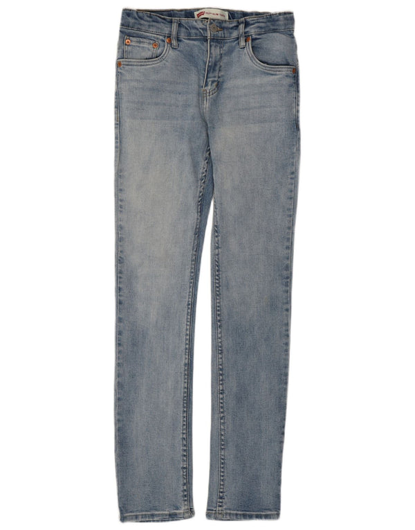 Levi's Jungen 512 Tapered Slim Jeans 13–14 Jahre W28 L30 Blaue Baumwolle