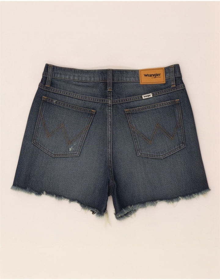 Wrangler Damen Jeansshorts Medium W28 Blau