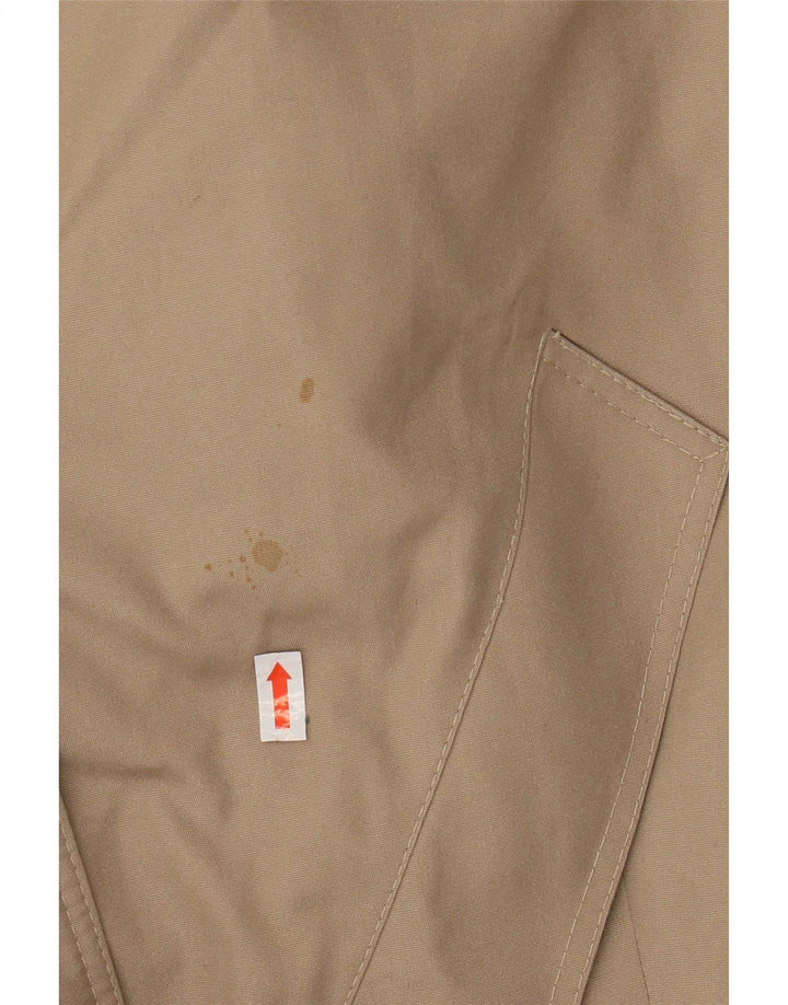 Vintage Damen Trenchcoat UK 12 Medium Beige Synthetik