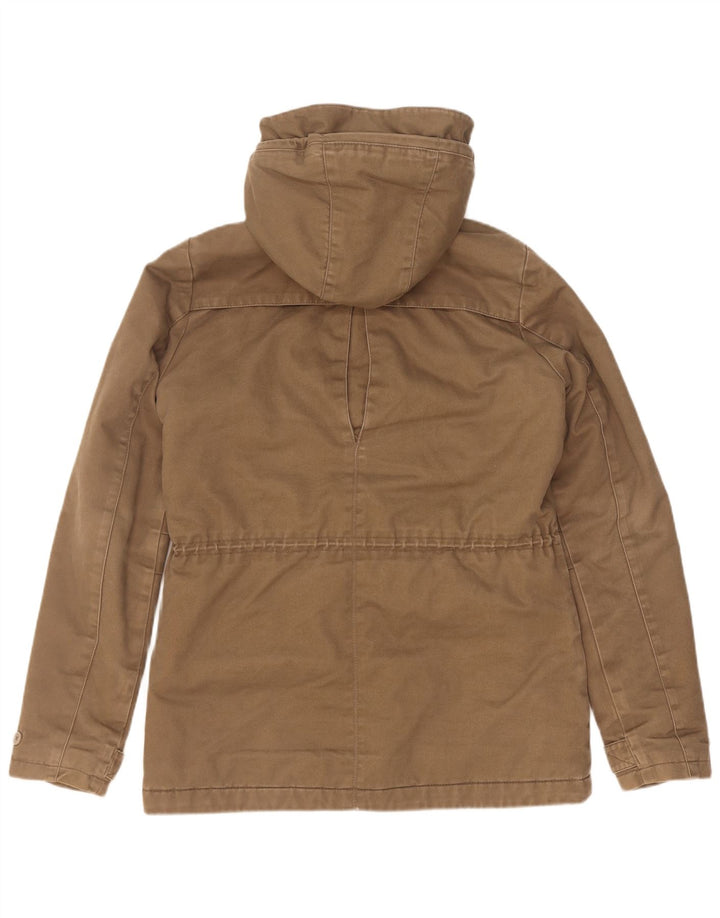 O'Neill Damen-Parka mit Kapuze, UK 14, mittelbeige Baumwolle
