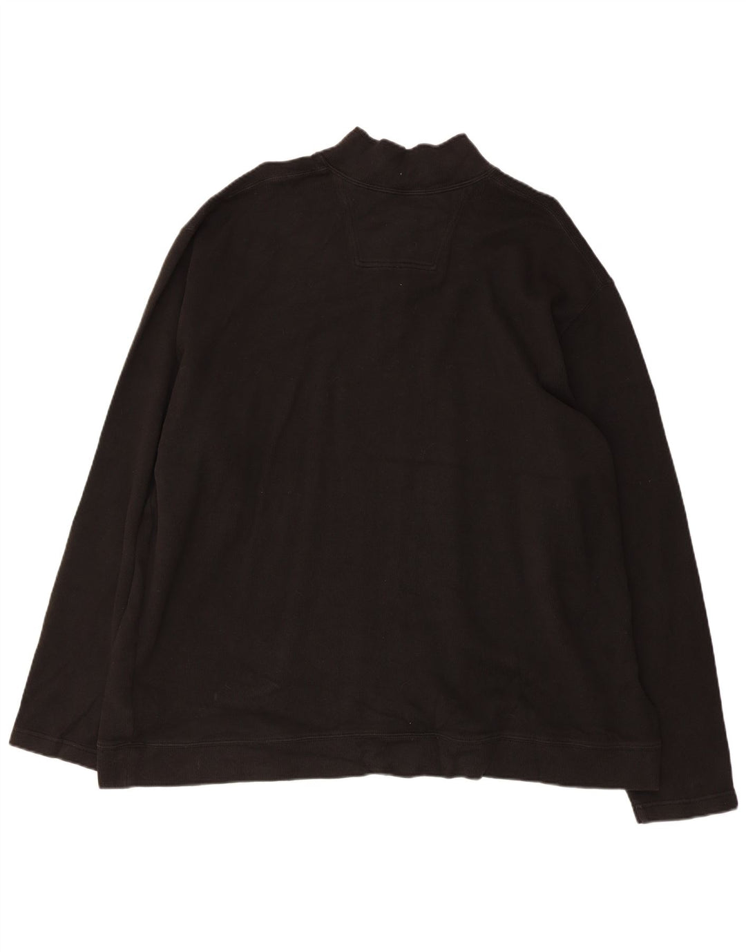 EDDIE BAUER Herren-Sweatshirt mit Reißverschluss, XL, schwarze Baumwolle