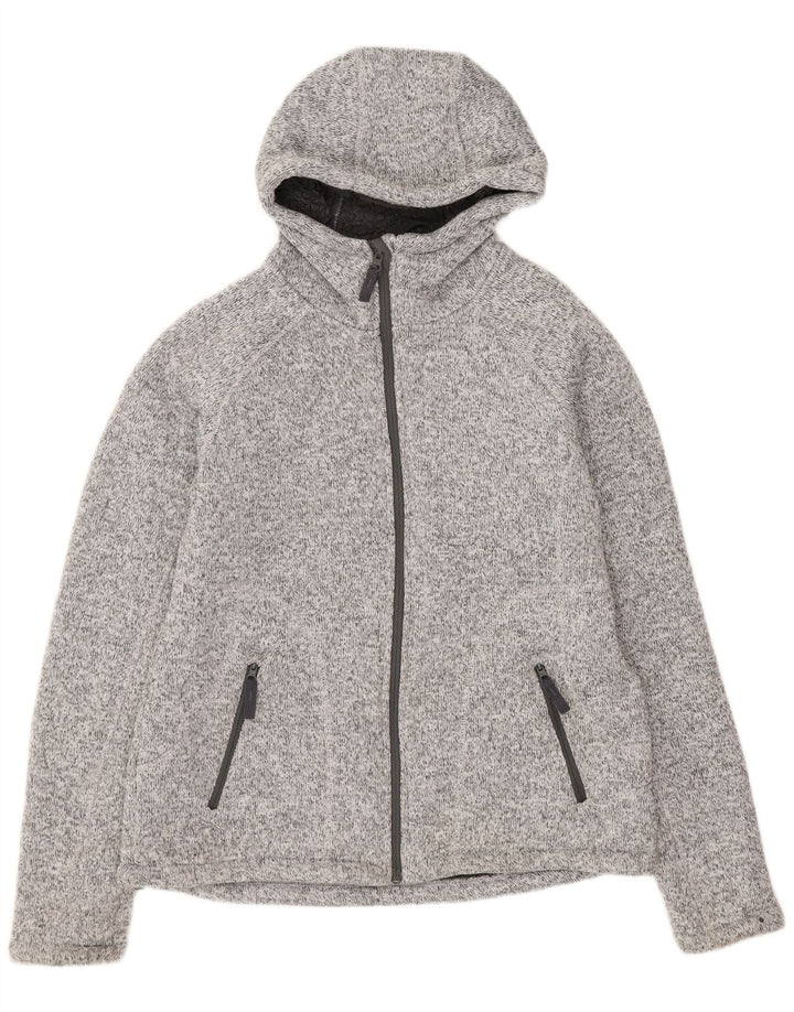 Mountain Warehouse Damen-Trainingsanzug-Topjacke UK 12 Mittelgrau meliert
