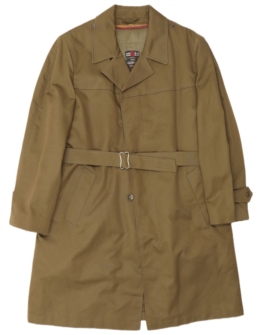 Vintage Herren Trenchcoat UK 40 Large Khaki