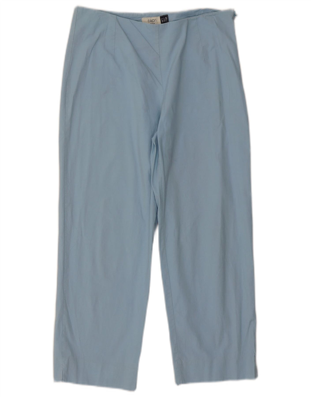 Gap Damen Caprihose US 8 Medium W27 L23 Blaue Baumwolle