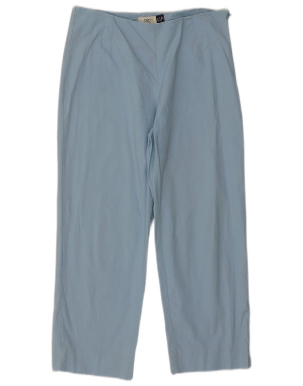 Gap Damen Caprihose US 8 Medium W27 L23 Blaue Baumwolle