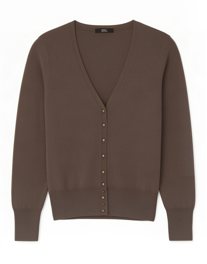 Marks & Spencer Damen Strickjacke Pullover UK 12 Mittelgraue Viskose