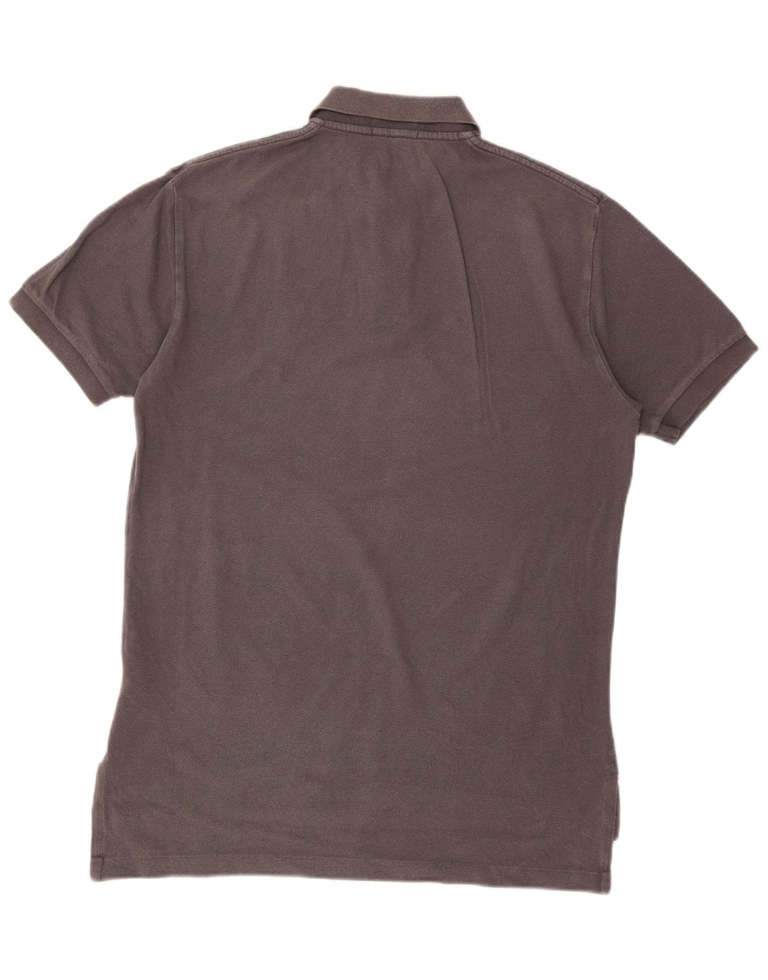 Polo Ralph Lauren Herren-Poloshirt aus mittelgrauer Baumwolle