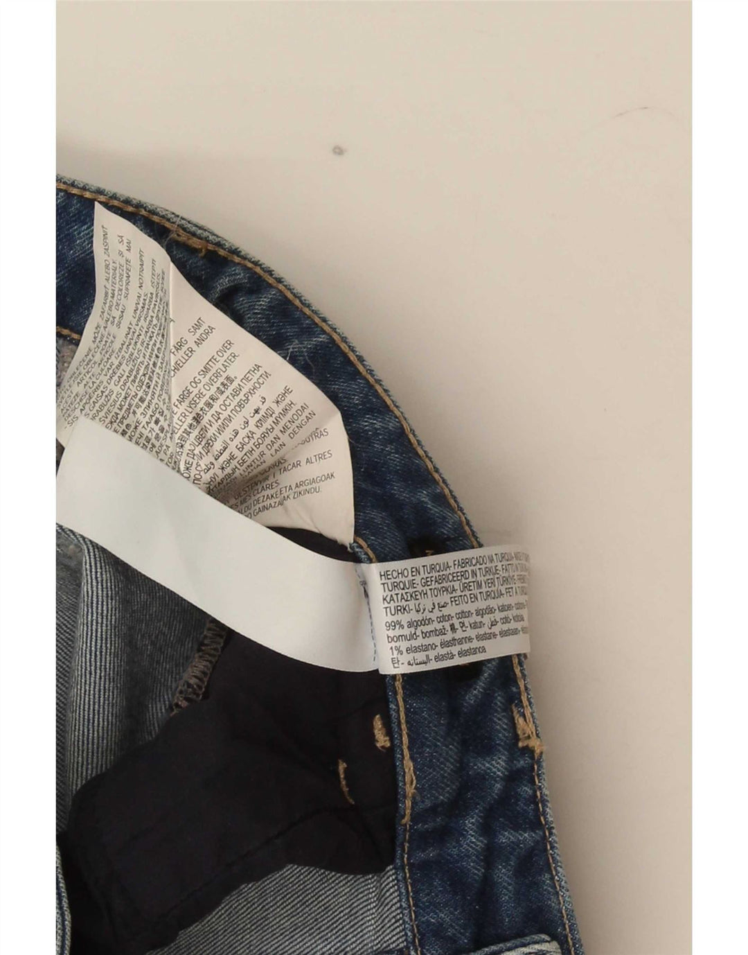 Massimo Dutti Damen Slim Jeans EU 38 Small W28 L26 Blaue Baumwolle