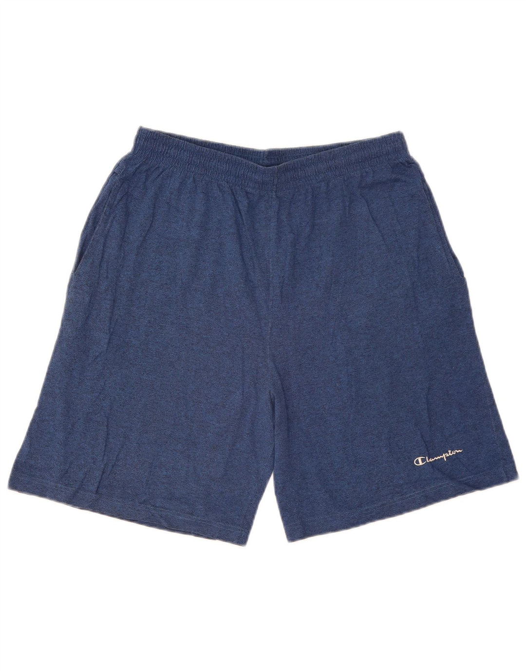 Champion Herren-Sportshorts XL, blau gefleckte Baumwolle