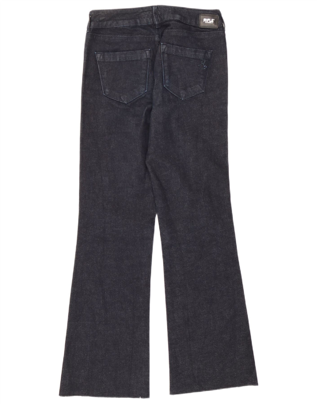 Ausgestellte Jeans für Damen von Rifle, W27, L29, marineblaue Baumwolle