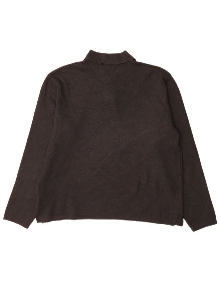 Zara Herren-Pullover mit Rollkragen, mittelgraue Viskose