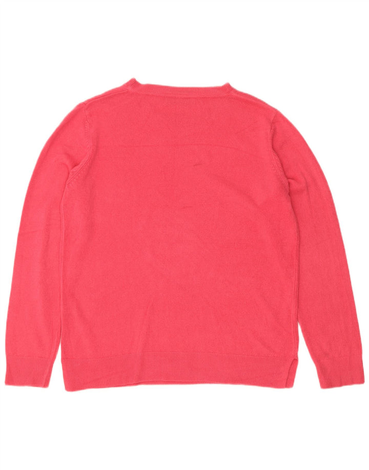 Marks & Spencer Damen-Pullover mit U-Boot-Ausschnitt, Gr. 14, Rosa