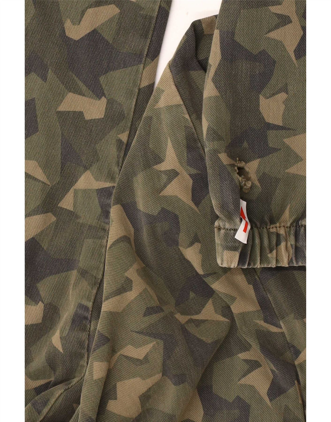 Levi's Herren-Jogginghose, Größe M, W30, L28, Khaki, Camouflage, Baumwolle