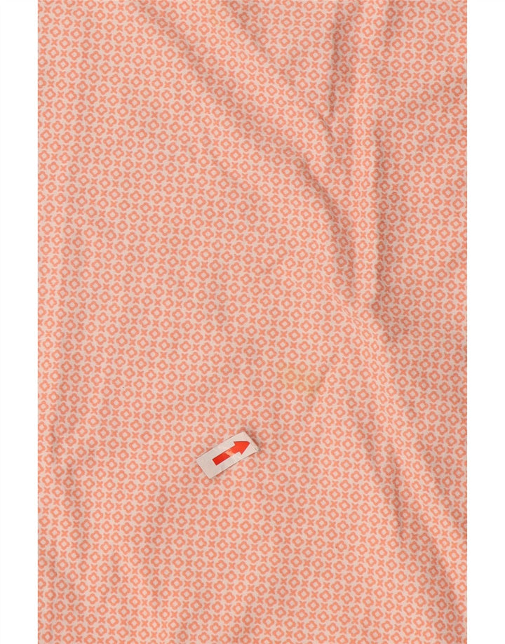 Ted Baker Herren T-Shirt Top Größe 5 XL rosa geometrische Baumwolle