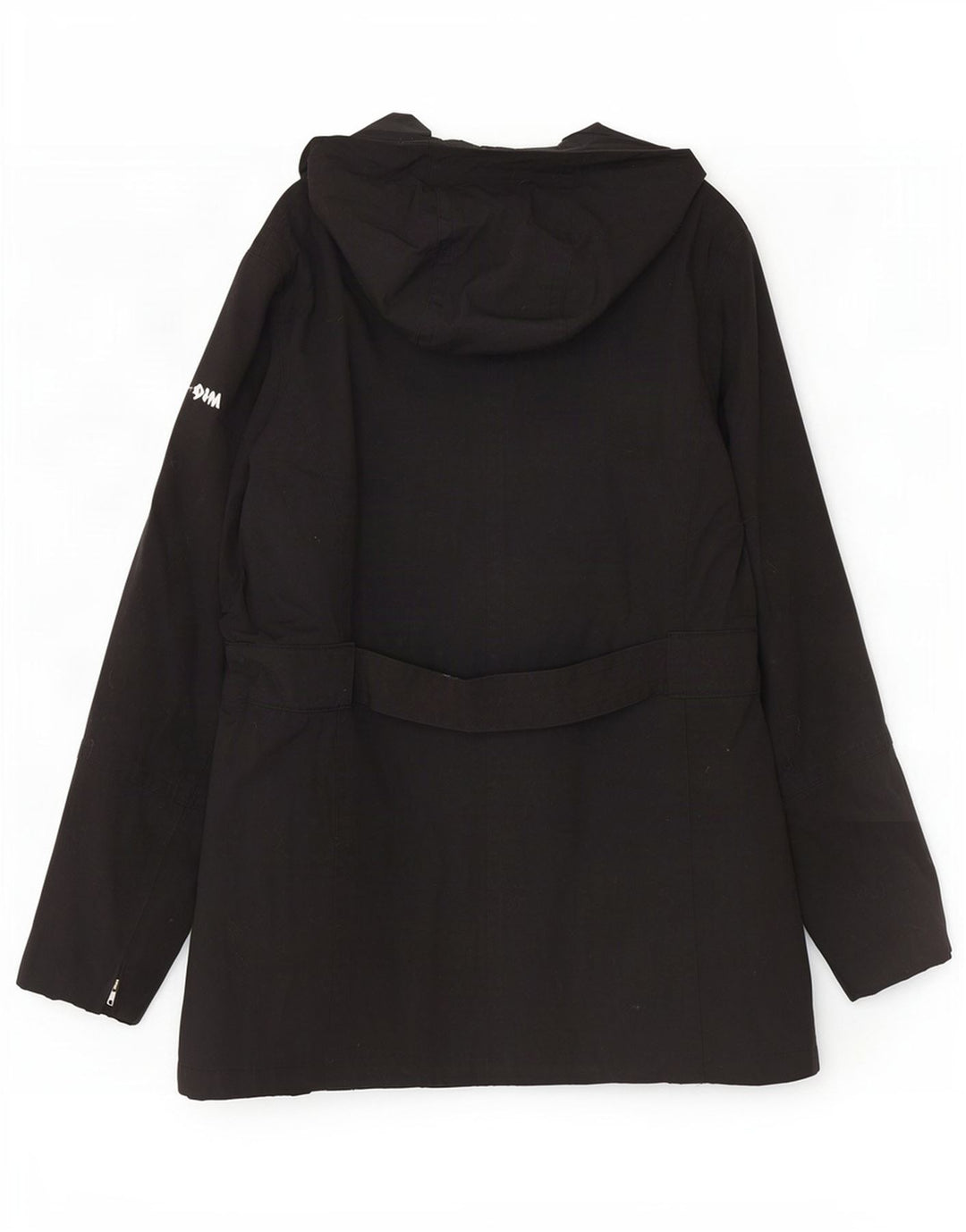 Slam Damen-Parkajacke mit Kapuze, UK 18, XL, schwarzes Nylon