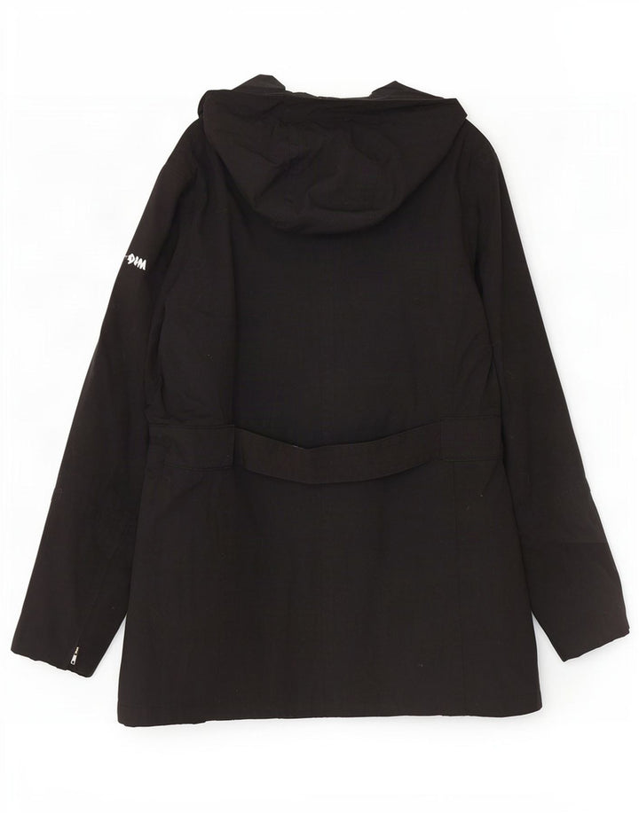 Slam Damen-Parkajacke mit Kapuze, UK 18, XL, schwarzes Nylon