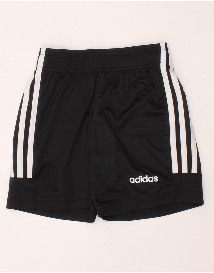ADIDAS Climalite Sportshorts für Jungen, 7–8 Jahre, schwarzes Polyester