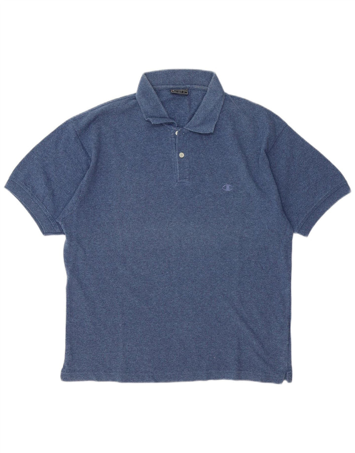Champion Herren-Poloshirt, groß, marineblau, Baumwolle