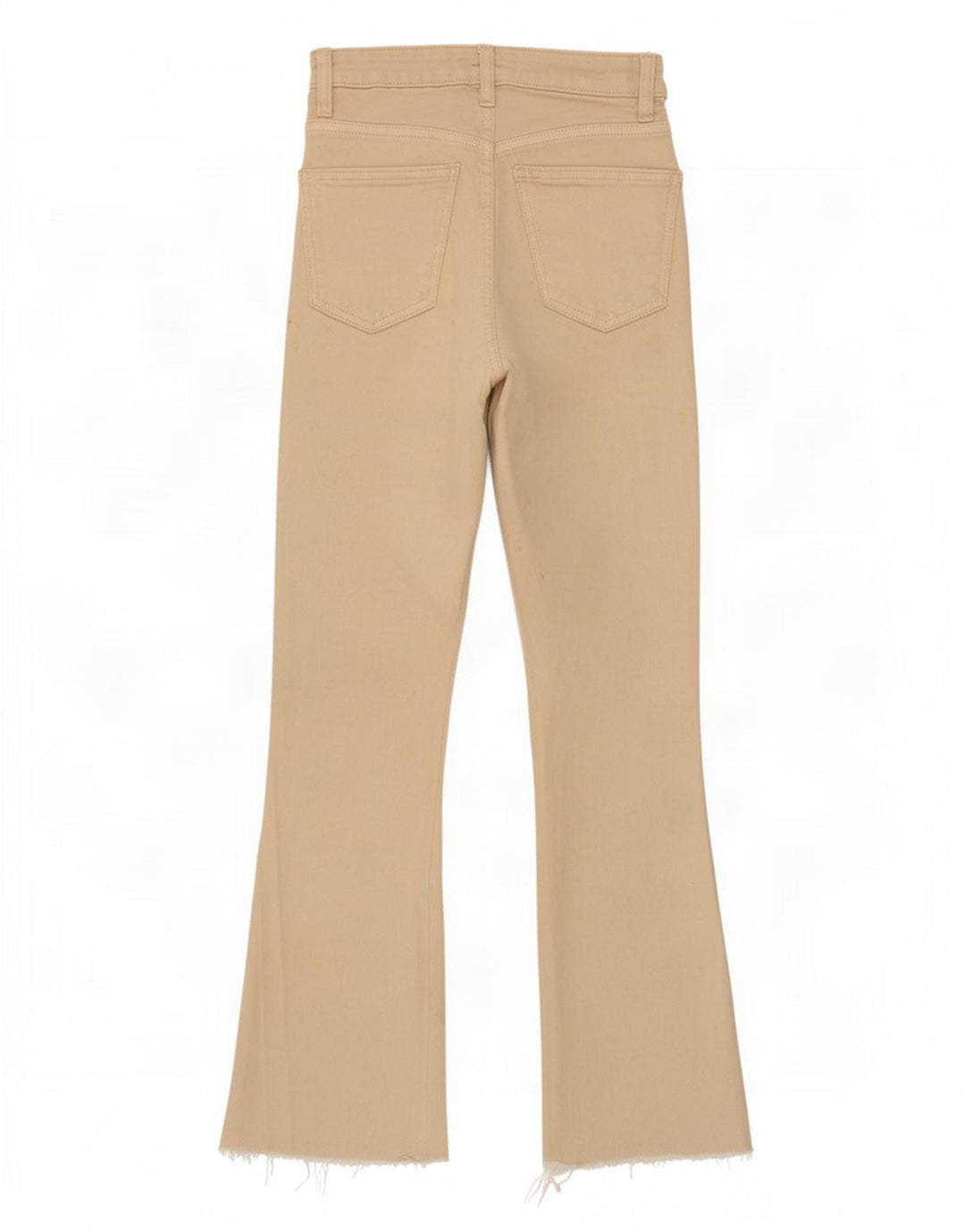Zara Damen Bootcut Jeans EU 32 2XS W22 L25 Beige