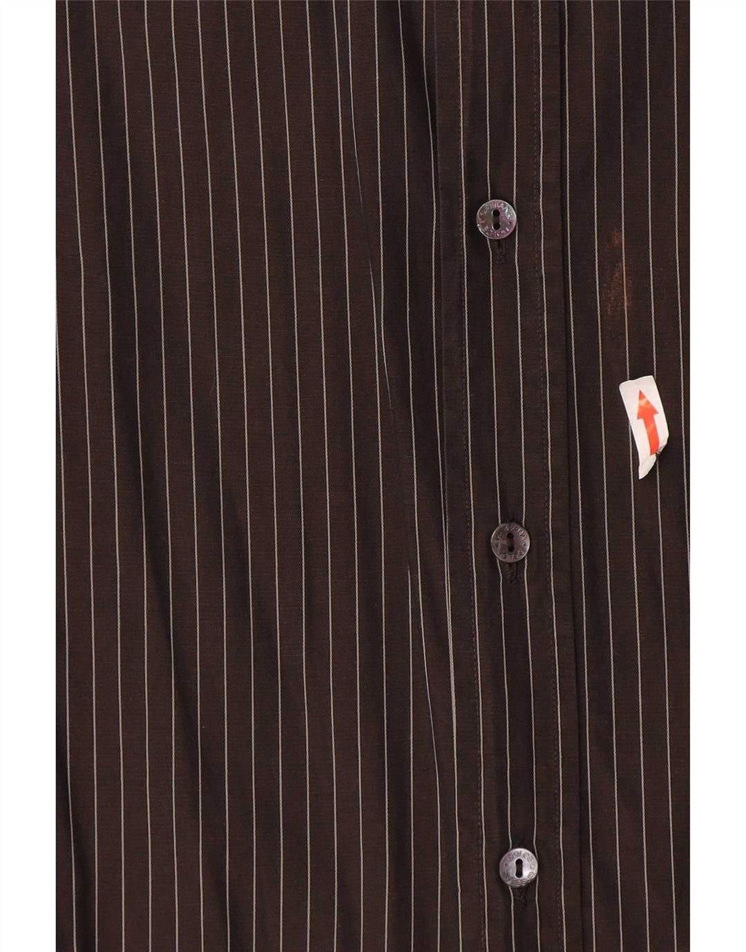 Dolce & Gabbana Herrenhemd Größe 40 15 1/2 Mittelschwarzer Nadelstreifen