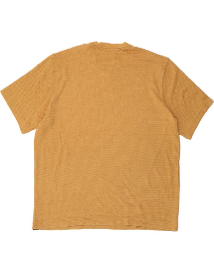 EDDIE BAUER Mens T-Shirt Top XL Yellow Cotton Vintage Eddie Bauer and Second-Hand Eddie Bauer from Messina Hembry 