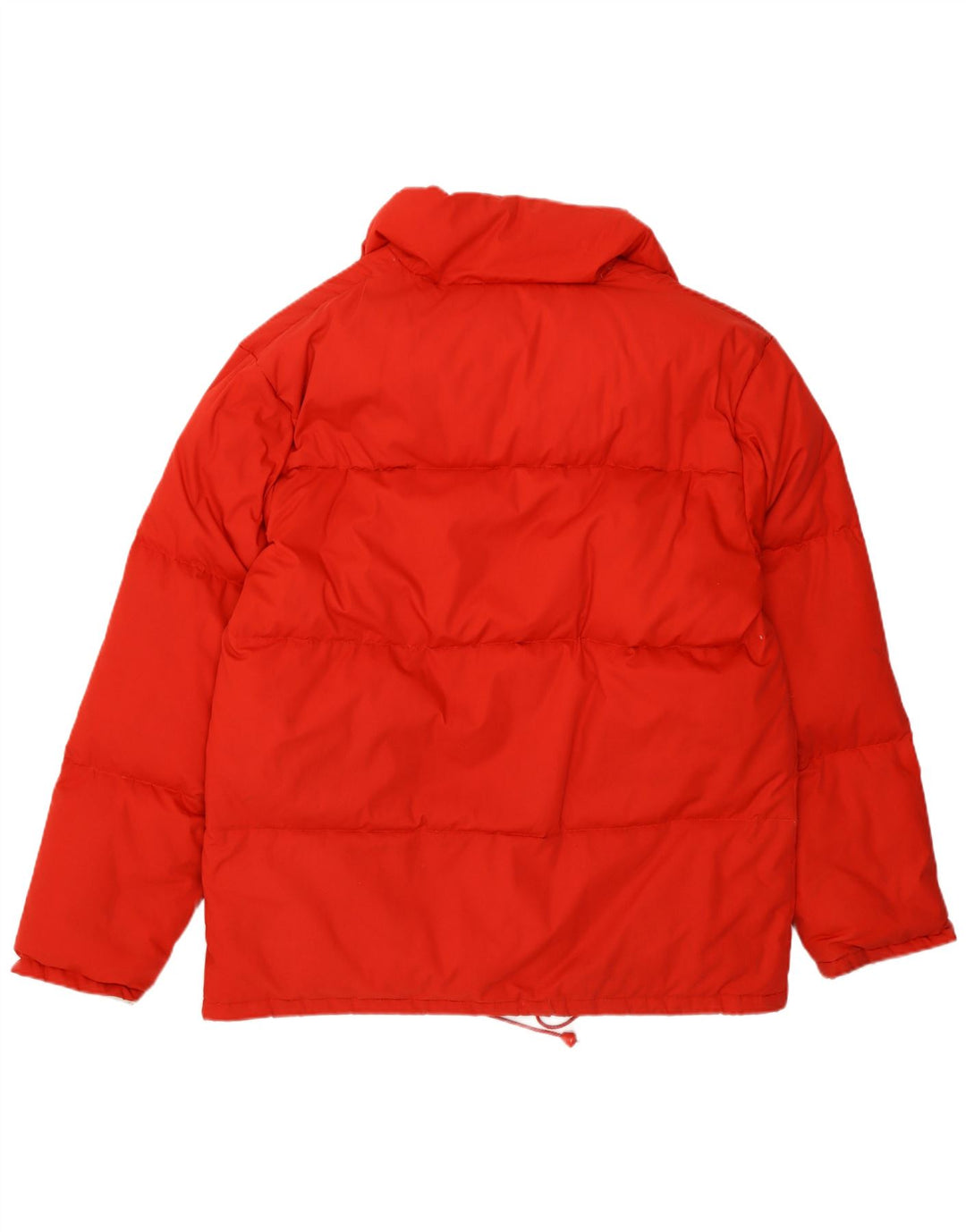 North Land gepolsterte Herrenjacke mit Kapuze, UK 38, mittelrote Baumwolle